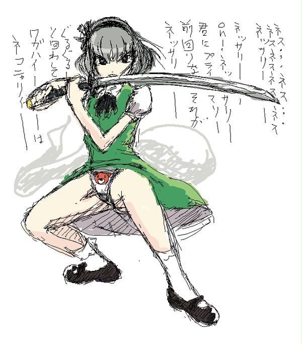 抜けば玉散る⑨の刃