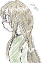 初めての着色。