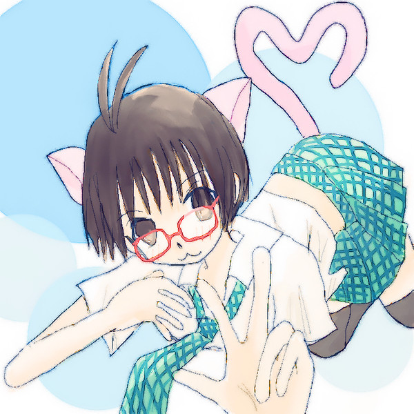 まこにゃんメガネ