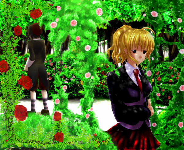 薔薇の庭園