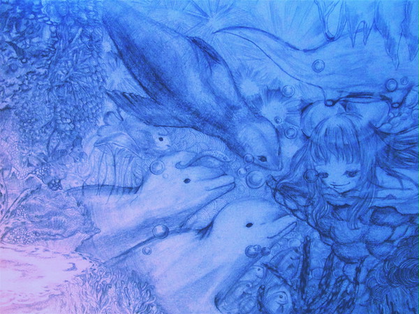 海の中