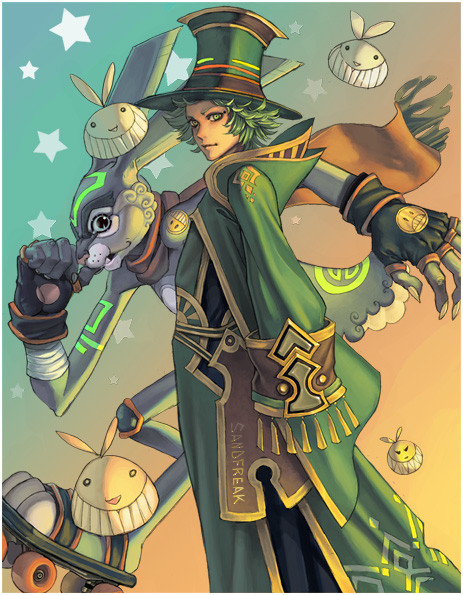 Magician and his rabit