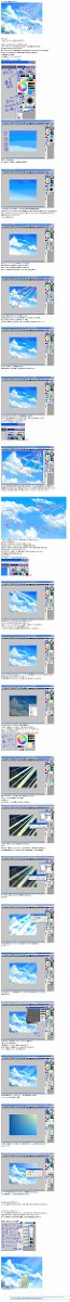 空と雲のメイキング（for Pixia）