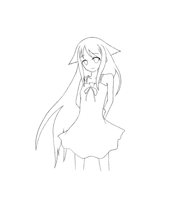沙耶【線画】