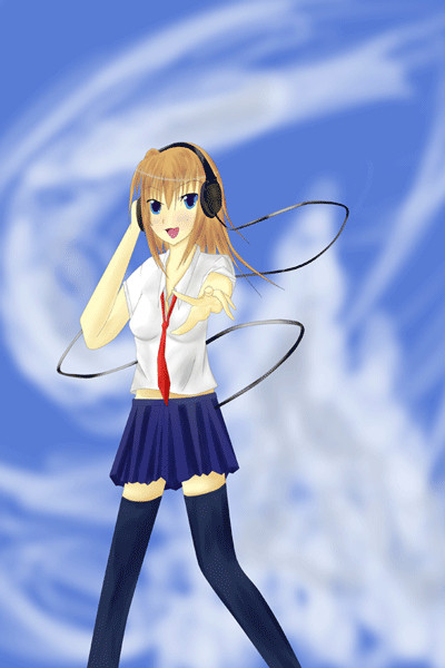 ヘッドホン娘