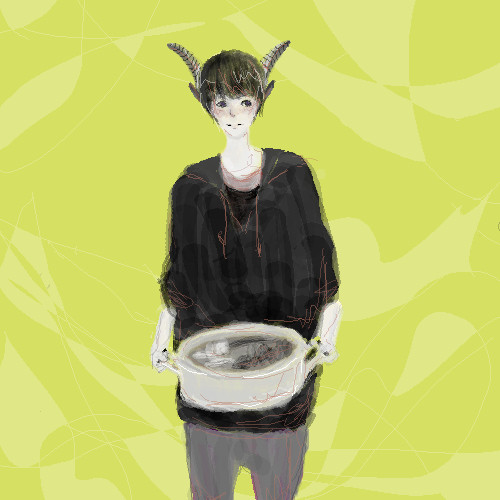 お待たせしましたやぎ汁です