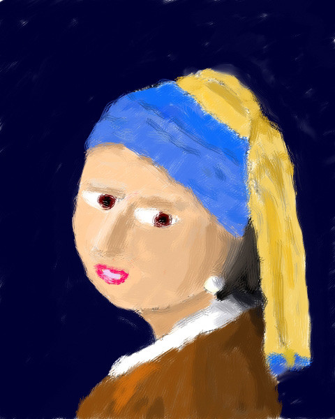 真珠の耳飾りの少女。