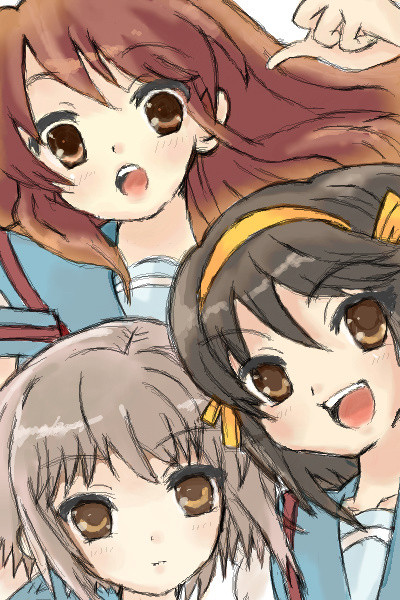 SOS団 ３人娘。
