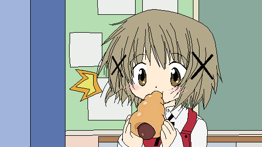 ゆのっちコロネを食べる