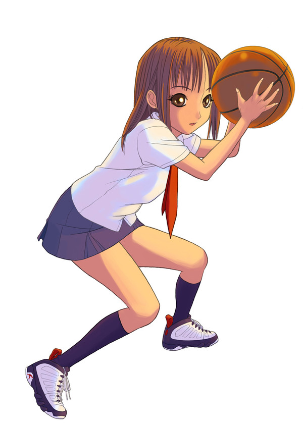スポーツ少女　バスケットボール