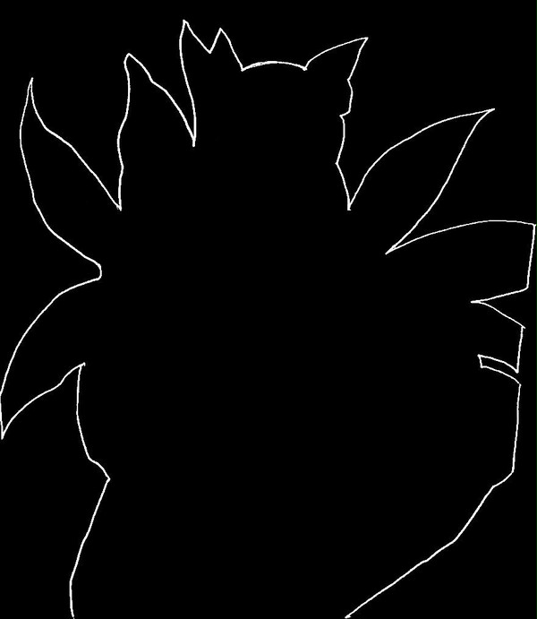 手元をみずに輪郭を描く　その５