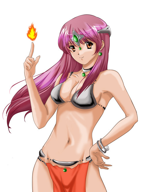 マーニャはメラを唱えた