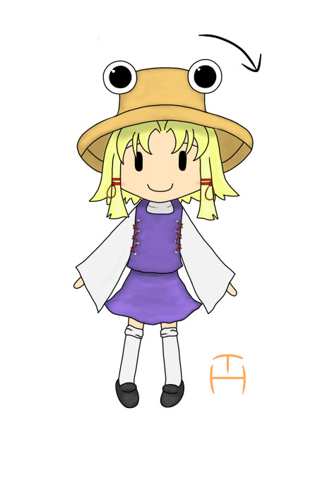 諏訪子（改変）