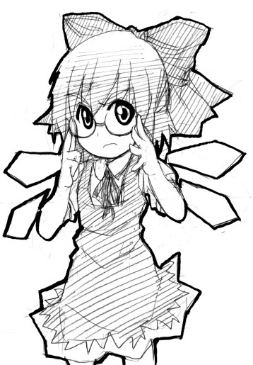 チルノ＋メガネ＝？