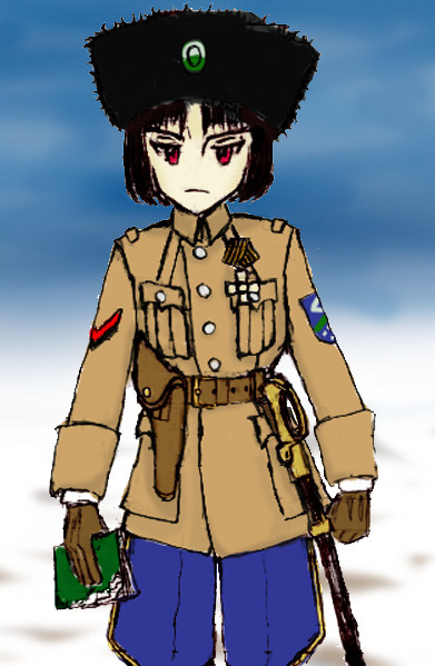 シベリア白軍　騎兵大尉