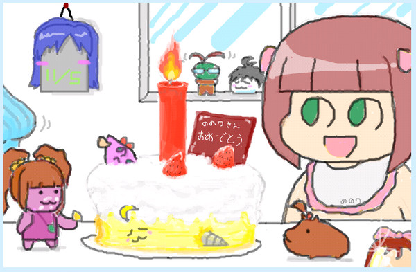 みんなで「ののワさんおめでとう！」