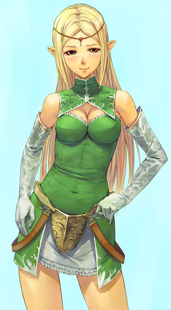 エルフさん。