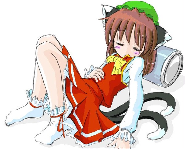 橙。