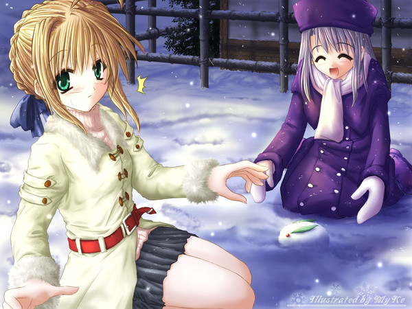 獅子の王と雪うさぎ
