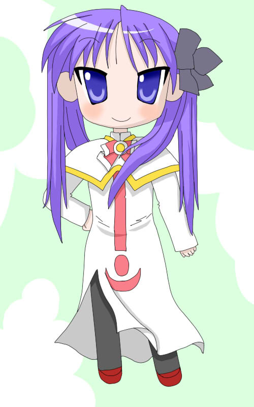 かがみさんに姫屋の制服を着てもらいました