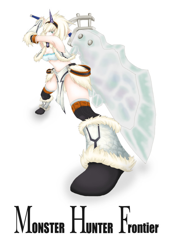 大きい武器とキリン娘