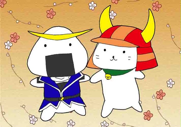 むすび丸とひこにゃん