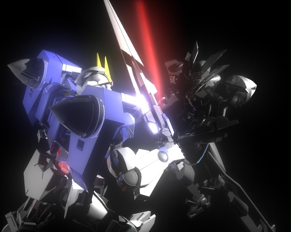GNフラッグVSダブルオー