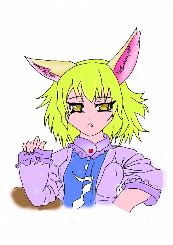 藍様を描いてみた