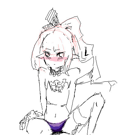 紫パンツ