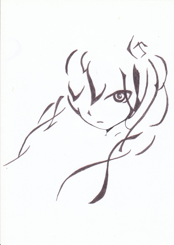 ボールペンのみで描いてみた