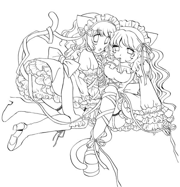 限界塗り絵
