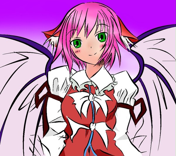 淑やかな笑顔だったから。