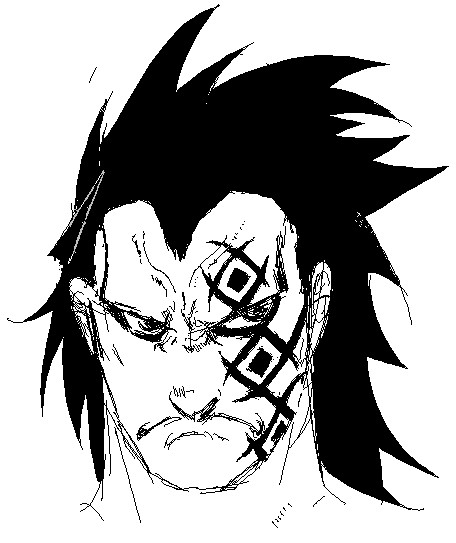 ルフィの父親を描いてみました