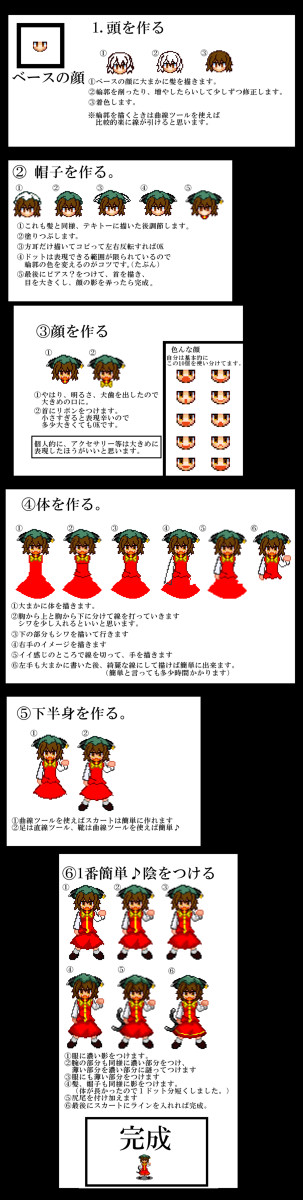 ちゃんとしたドット絵の描きかた。