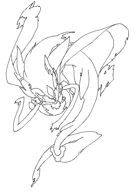 シャオルーン　塗り絵