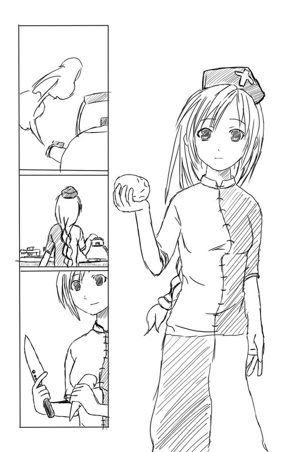 模写　みなみけ　1