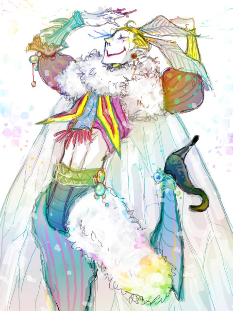 ケフカ絵見てたらＦＦ６やりたくなってきちゃった