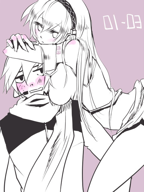 むにゅって