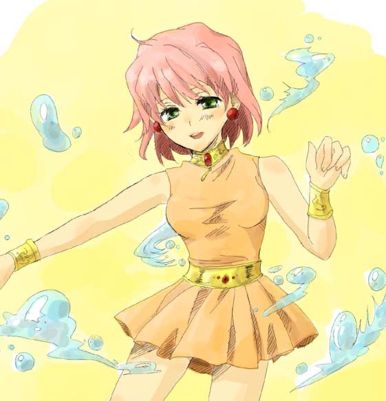みずみずしく水