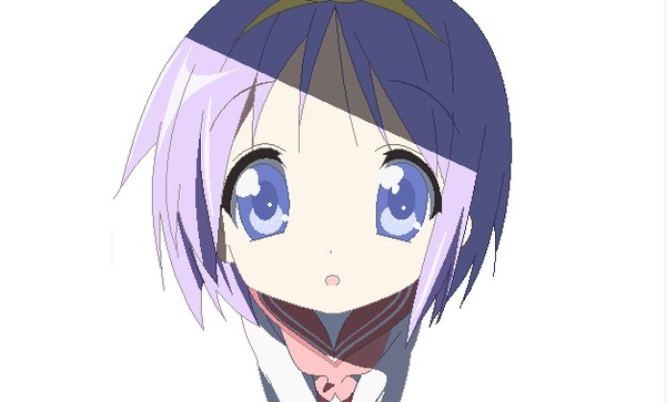 覗き込むつかさ