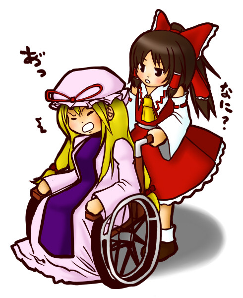 紫「ちょっ、霊夢!服絡まった!!」