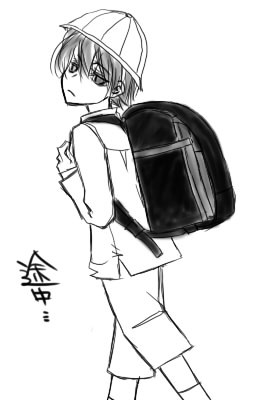 描き途中。