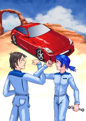 専門の文化祭用のイラスト