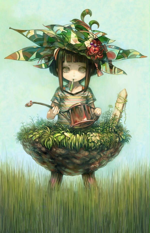 庭園少女