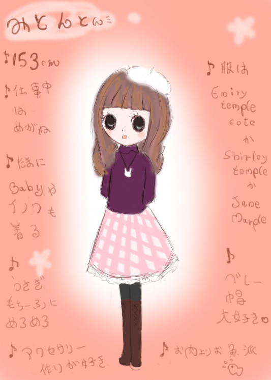 ★似顔絵バトン★