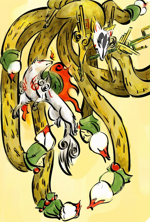 アマテラス対キュウビ(途中です2）