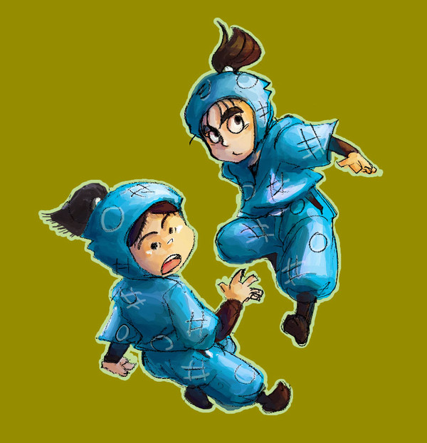 商人コンビ。