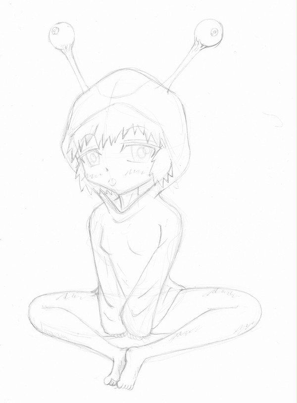 ヌメモン擬人化（下書き）