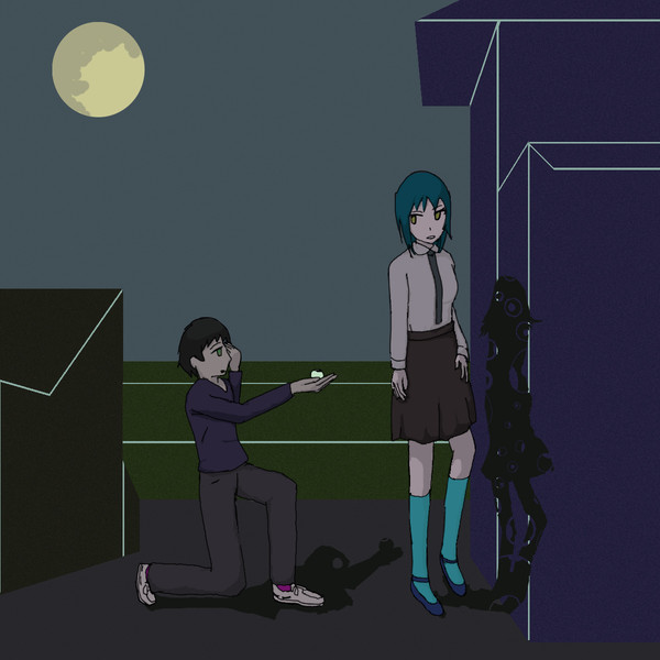 月夜の目玉
