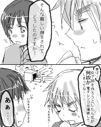 レンジがパーン\(^q^)/
